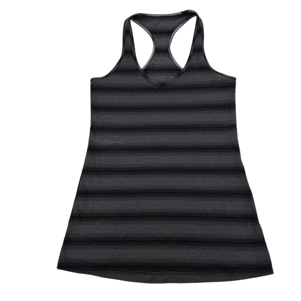 Lululemon Black Striped Tank Top Size Large Women’s